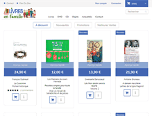 Tablet Screenshot of livresenfamille.fr